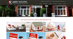 Desktop Screenshot of abbey-estates.co.uk